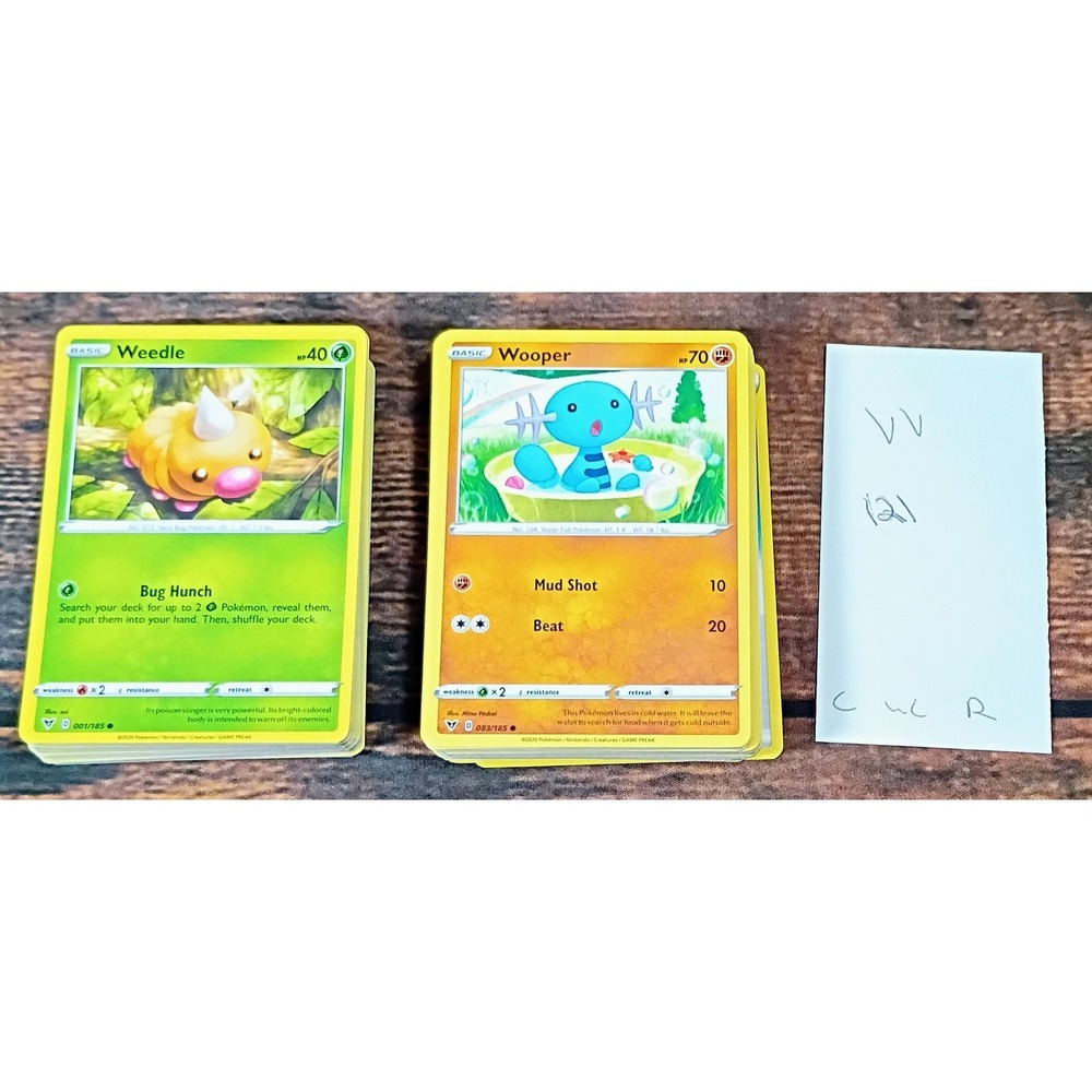 Pokemon TCG Vivid Voltage Bulk Card Lot 121 Count Eevee Flareon Jolteon Nessa